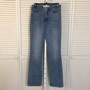 Soft Surroundings Jeans Medium Wash Boot Cut Leg Size 6 Tall